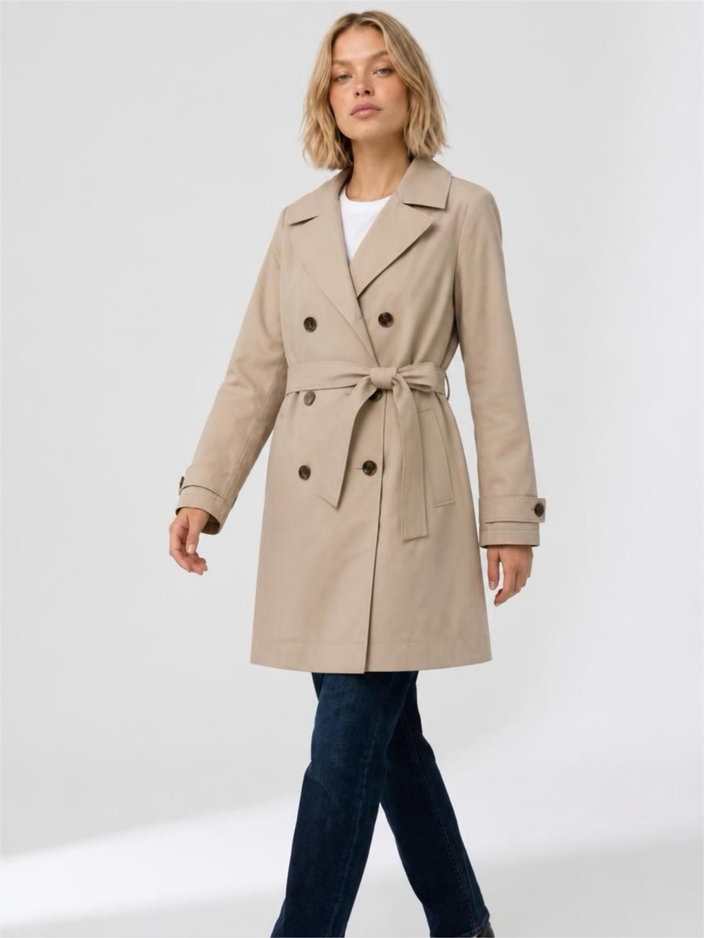 BANANA REPUBLIC LADIES TRENCH COAT LADIES SIZE XL NEW